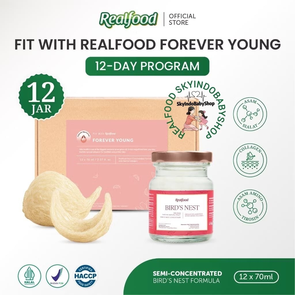 

Realfood Forever Young Kolagen 6 Botol & 12 Botol Diskon Harga ( Minuman Sarang Burung Walet ) RSIBS