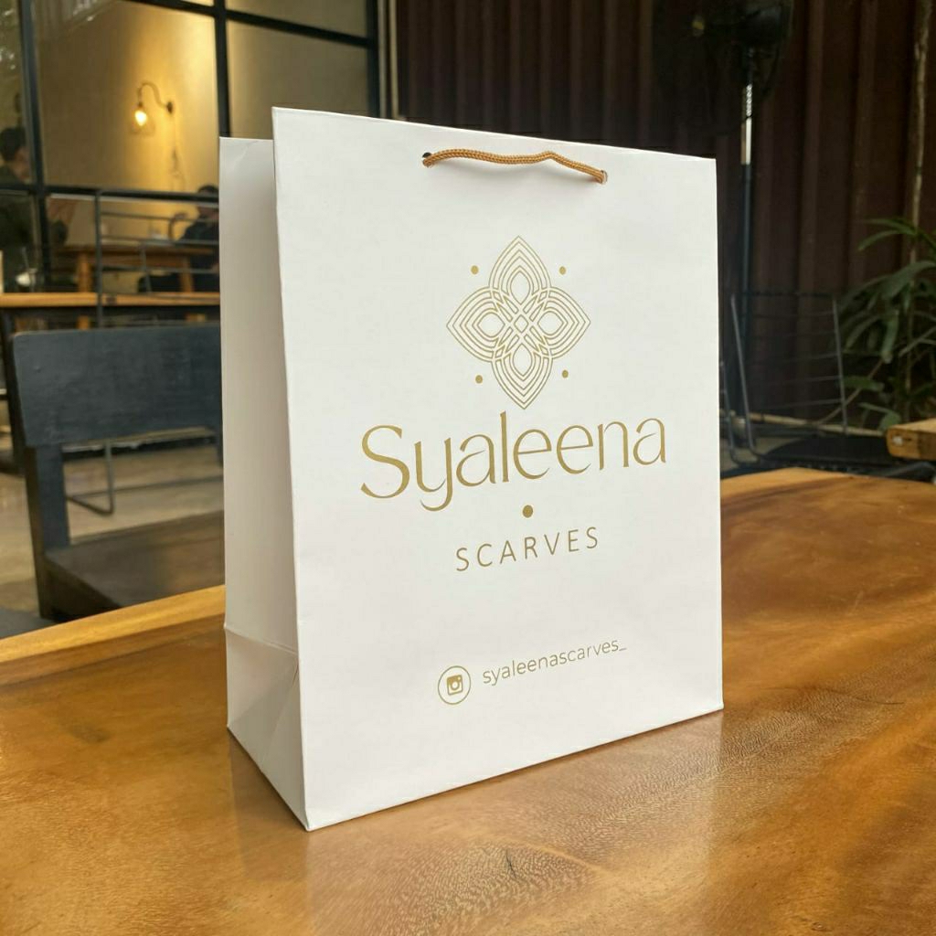 

PAPERBAG CUSTOM IVORY 250gr