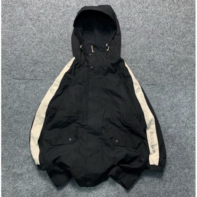 Windbreaker jacket black yak