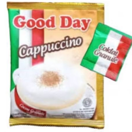 

Good Day Cappucino Granola Kemasan 12 Renceng 1 Dus