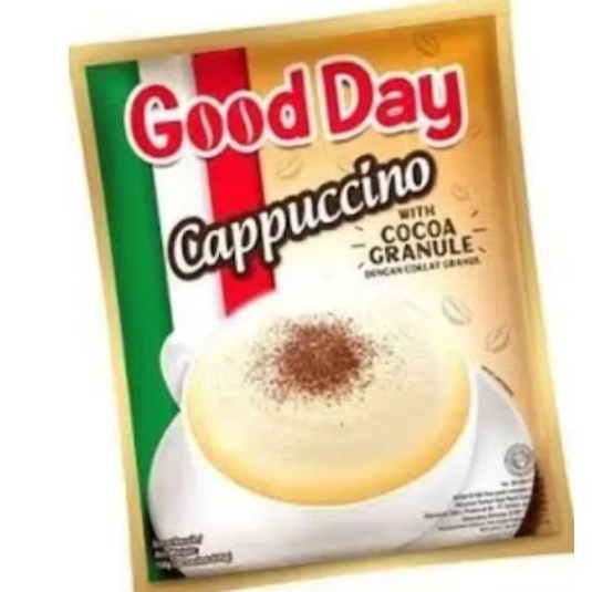 

Good Day Cappucino Granola Kemasan 12 Renceng 1 Dus