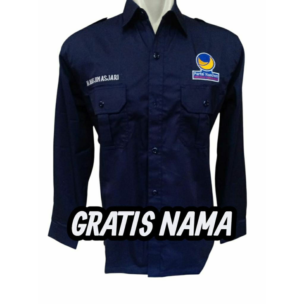 KEMEJA PARTAI NASDEM/ KEMEJA NASDEM/ SERAGAM PARTAI NASDEM