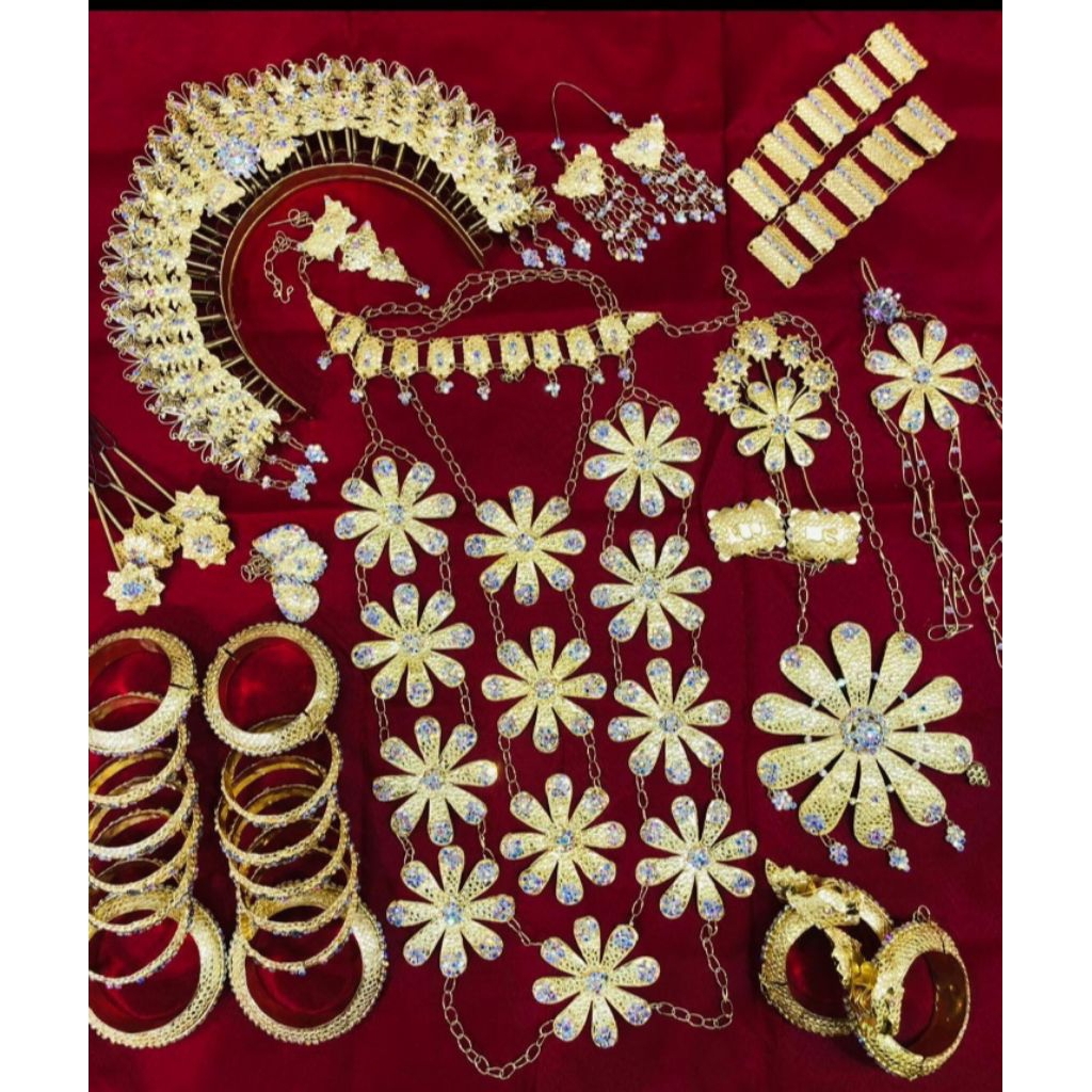 Aksesoris pengantin Bugis Makassar, aksesoris pengantin adat Bugis mewah