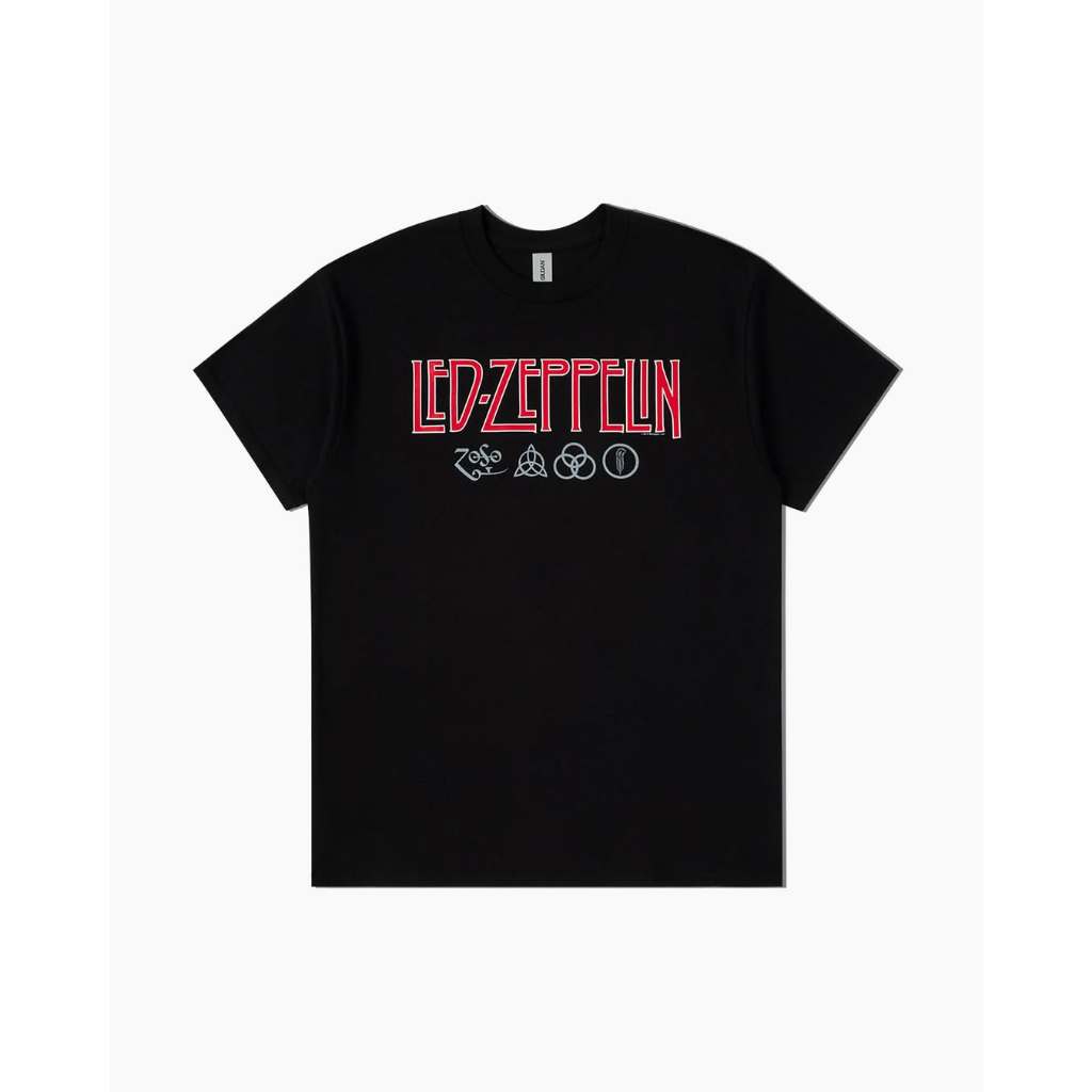 KAOS BAND LED ZEPPELIN - VINTAGE LOGO MUSIC MERCH / TSHIRT BAND / KAOS MUSIK / UNISEX / LED ZEPPELIN