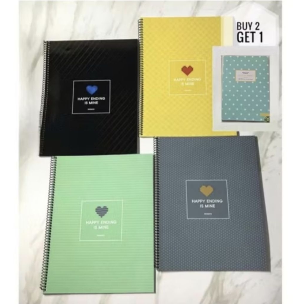

Buku tulis spiral notebook happy