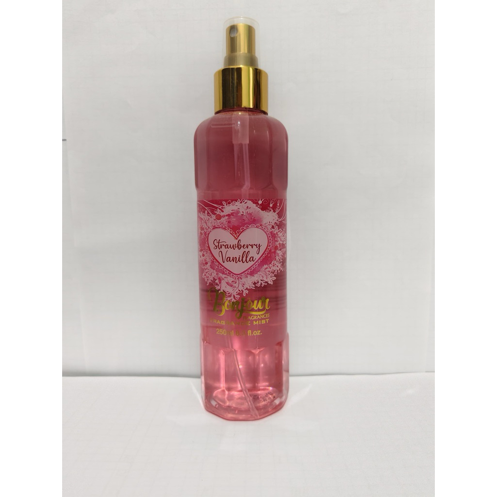 Strawberry Vanilla Body Mist Bonjour 250ml