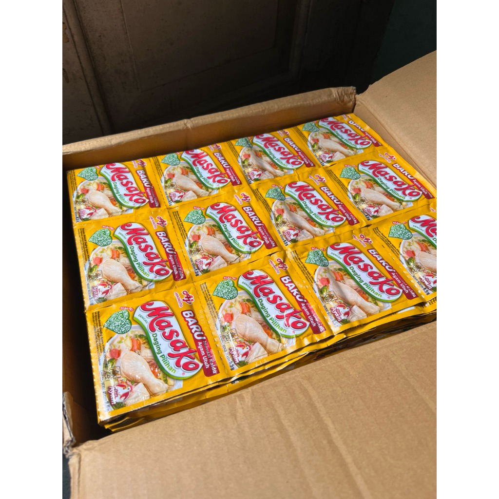 

Masako Ayam dan Sapi Bumbu Masakan 10 dan 20 bungkus ajinomoto