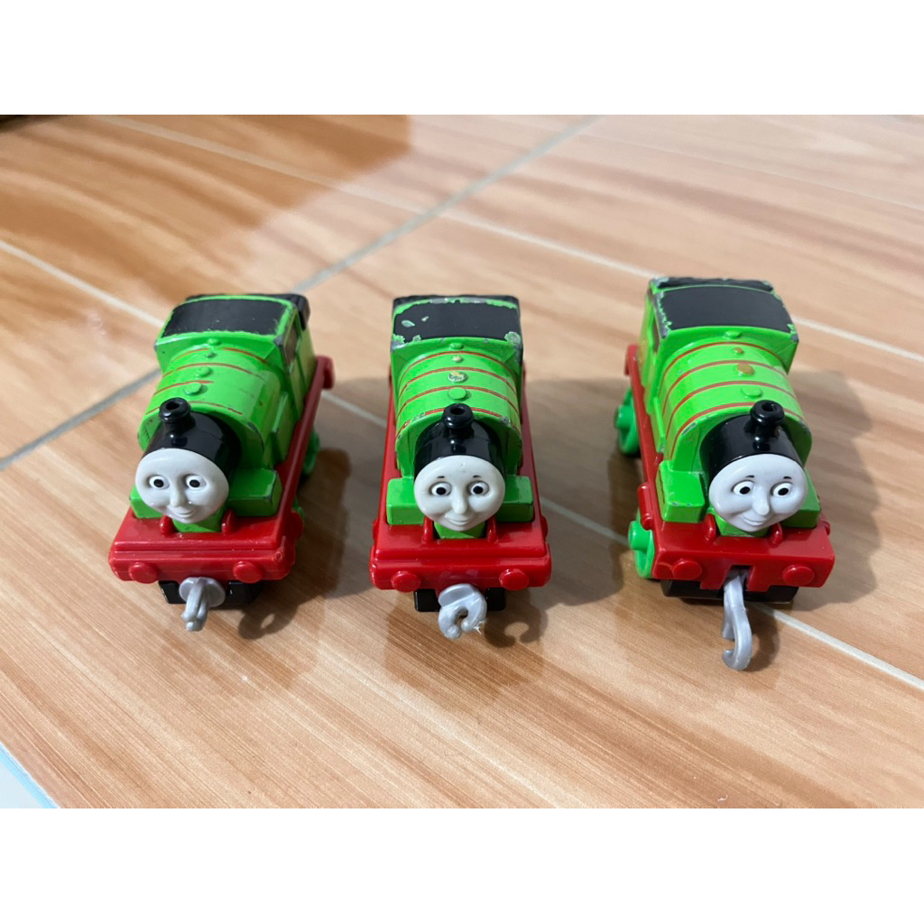 Thomas and Friend diecast besi mettal mainan bekas - Hijau Percy