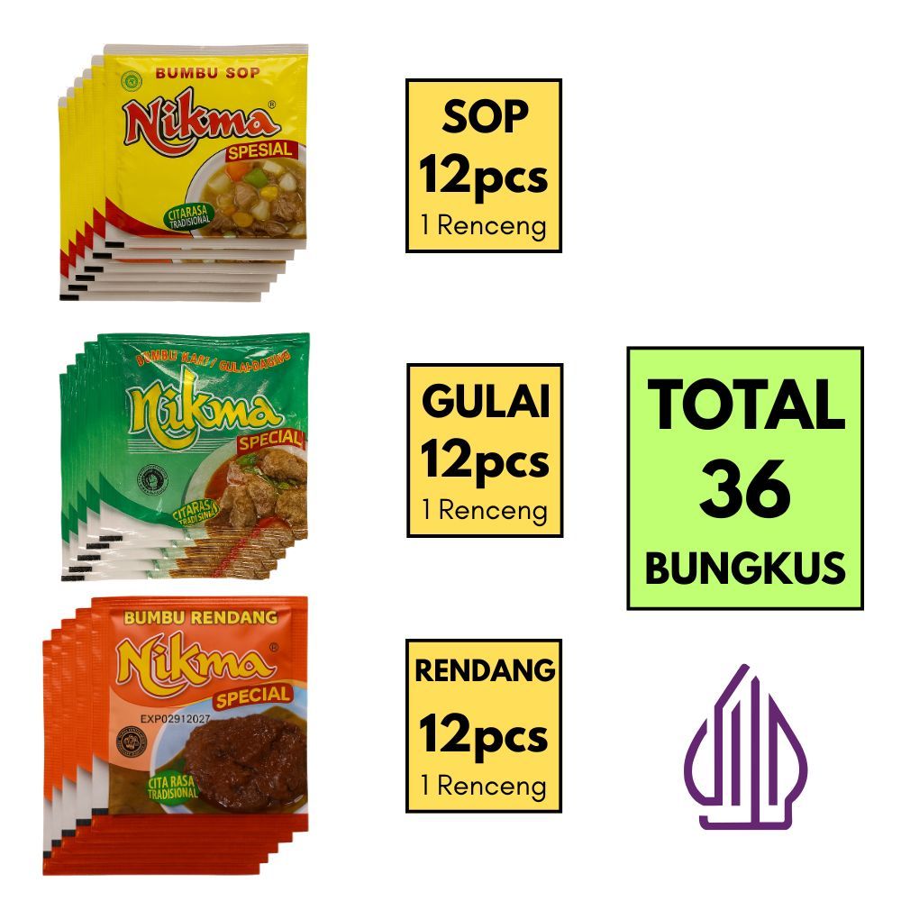 

Bumbu Racik Khas Padang 36 Sachet Hadiah Unik Buat Ibu yang Suka Masak Tradisional di Rumah