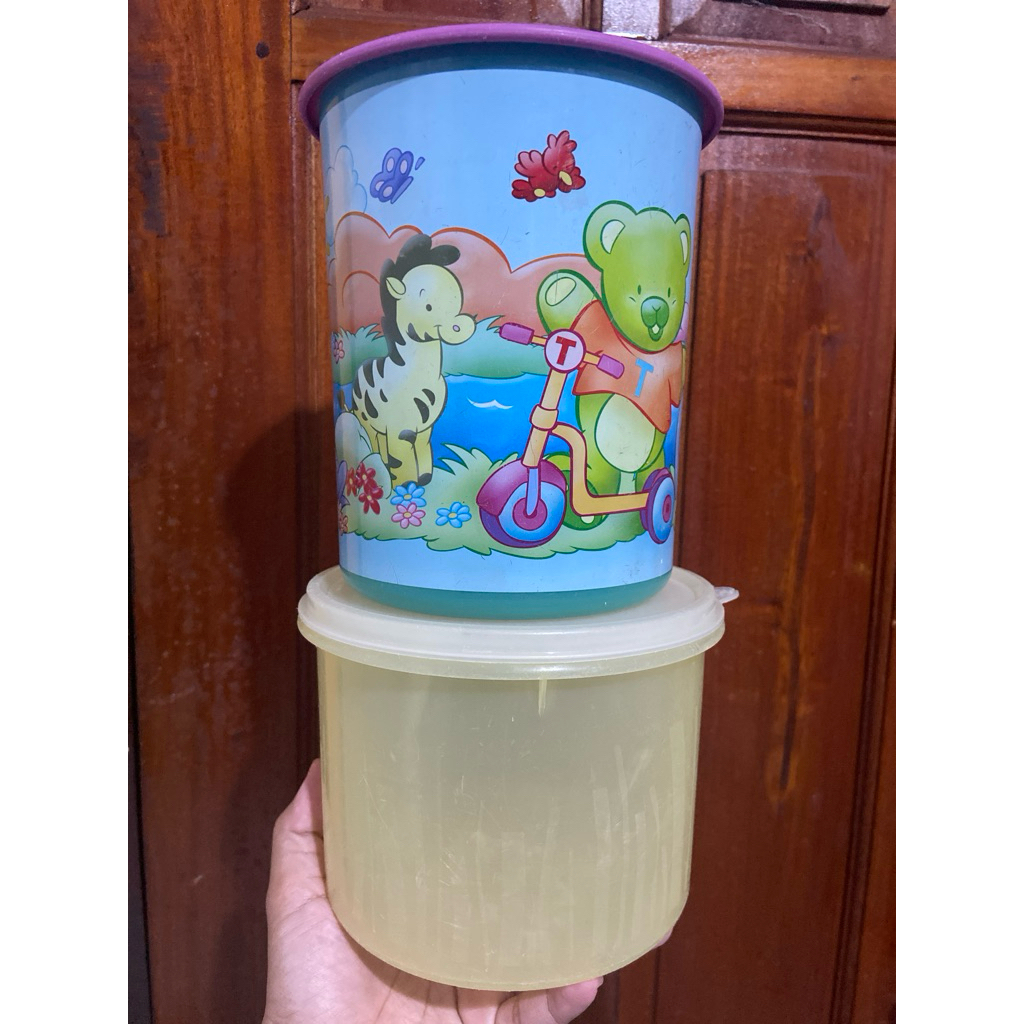 TUPPERWARE TOPLES TIWI/TOPLES TEXTUR SECON/TOPLES CEMILAN