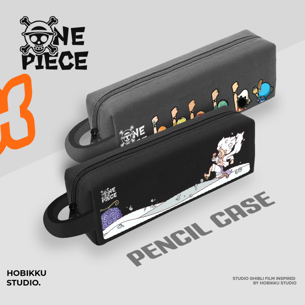 

Pencil Case One Piece Anime Tempat Pensil Pouch Dompet Luffyzoro Totoro Alat Tulis Organizer Hobikku