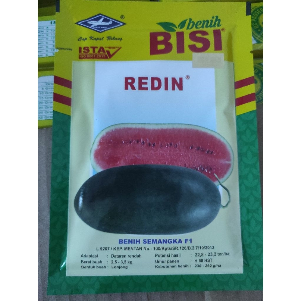 BENIH SEMANGKA INUL REDIN F1, BENIH SEMANGKA INUL PRODUKSI TINGGI, BENIH SEMANGKA INUL BERKUALITAS