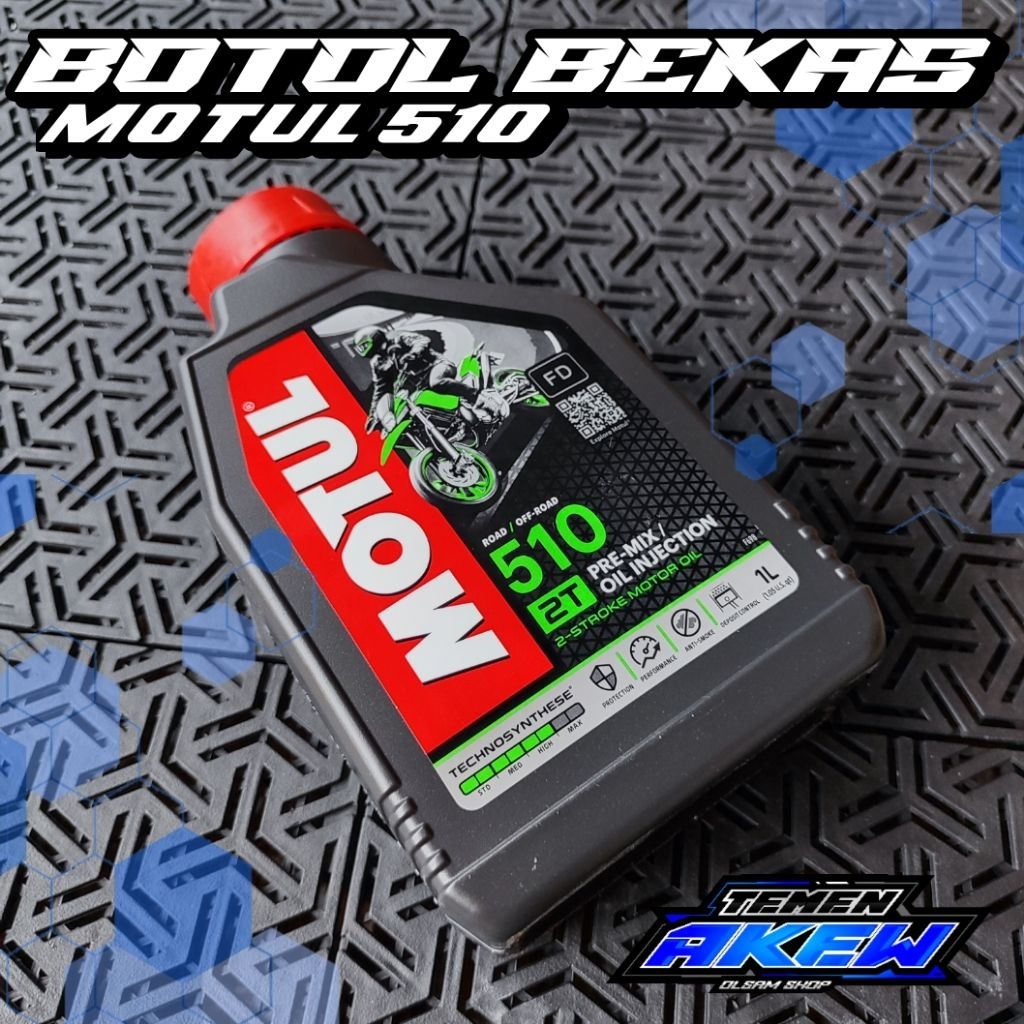 Botol Bekas Oli Samping Motul 510