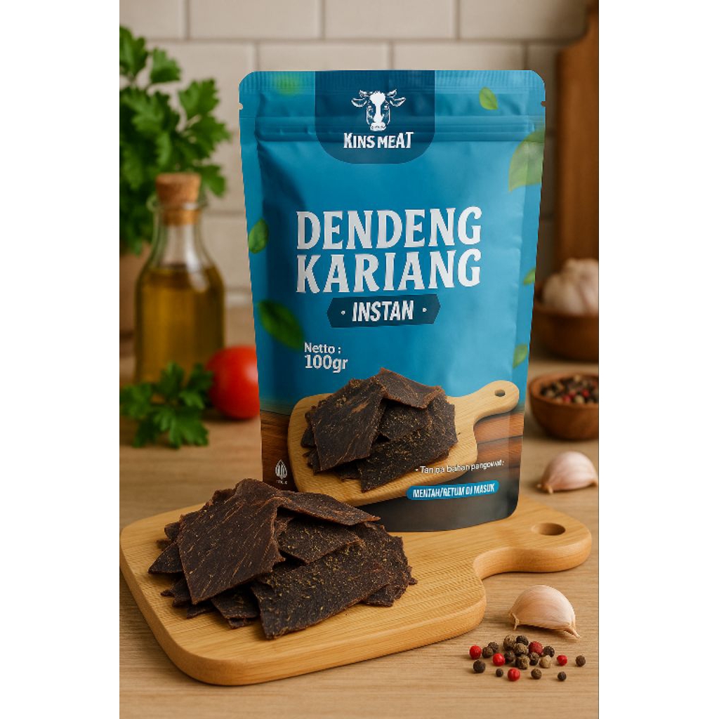 

DENDENG SAPI KERING KHAS SUMATERA BARAT 100gr/DENDENG KARIANG/DAGING KERING/MENTAH/INSTAN