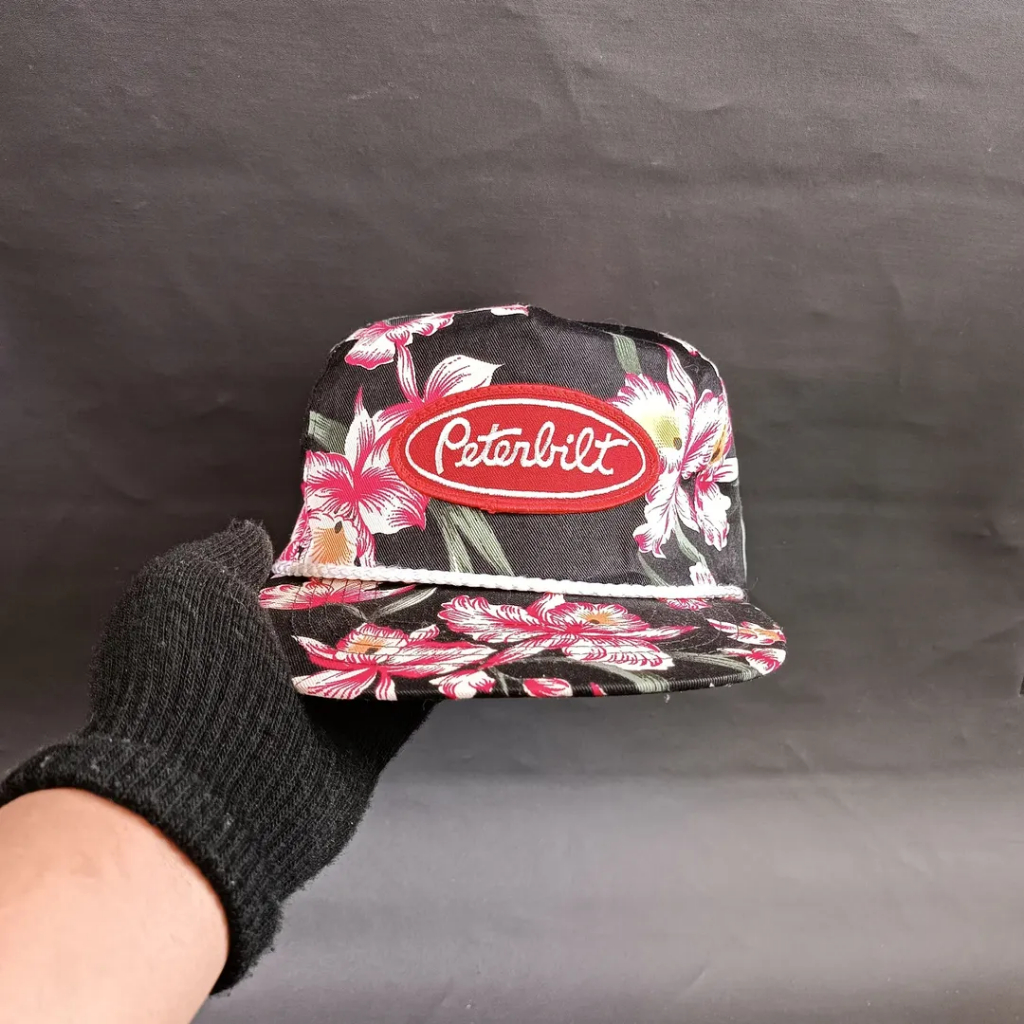 Topi Vintage Rope Hat Unisex Pria Wanita PETERBILT - SANSUN AOP