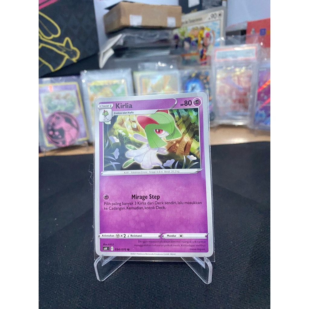 Kirlia 034/070 TCG Pokemon 2021 Indonesia