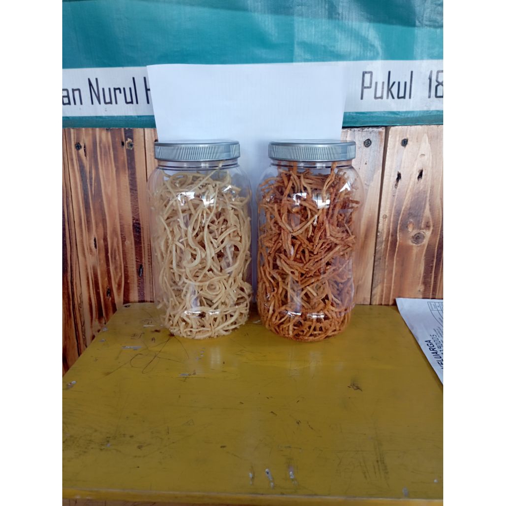 

stik toples kemasan 2000ml bumbu tabur di luar lezat gurih renyah jajanan jaman dulu