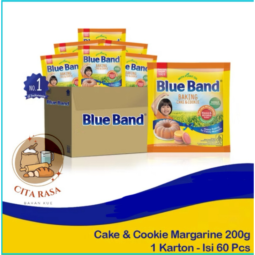 BLUE BAND CAKE and COOKIES 1 DUS ( 200gr x 60 pcs)