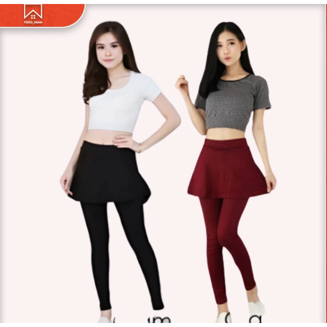 Legging Rok Olahraga Wanita / Legging Rok Olahraga Wanita