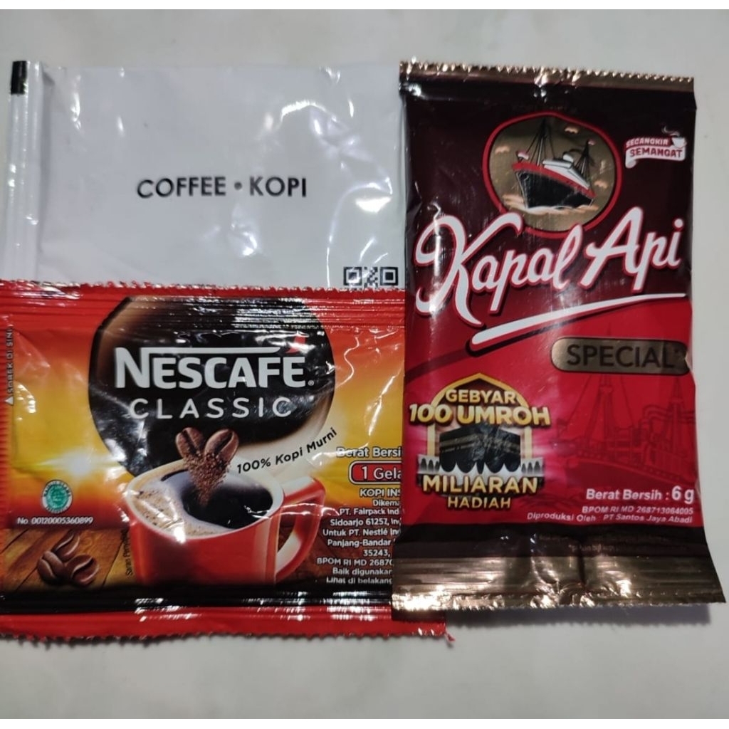 Kopi Sachet Kopi Hotel