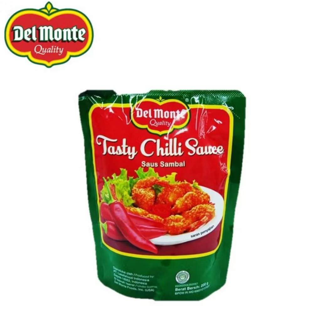 

Saus Sambal Tasty Chilli sauce Delmonte Quality 200g