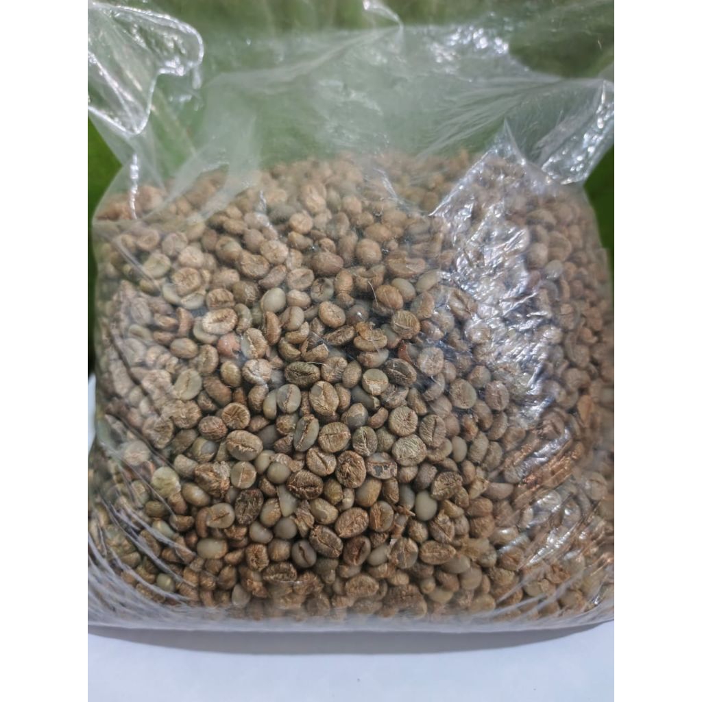 

Green Bean Arabika Coffe proses Full wash 1kg