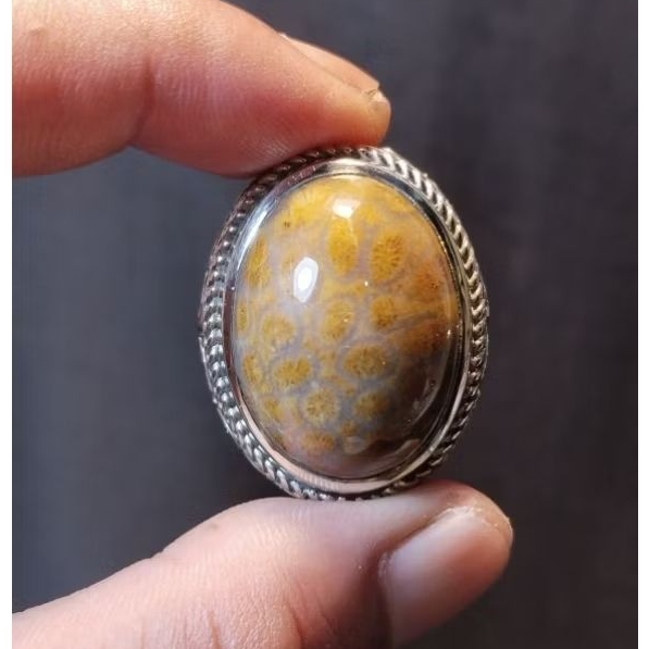 batu akik bunga teratai