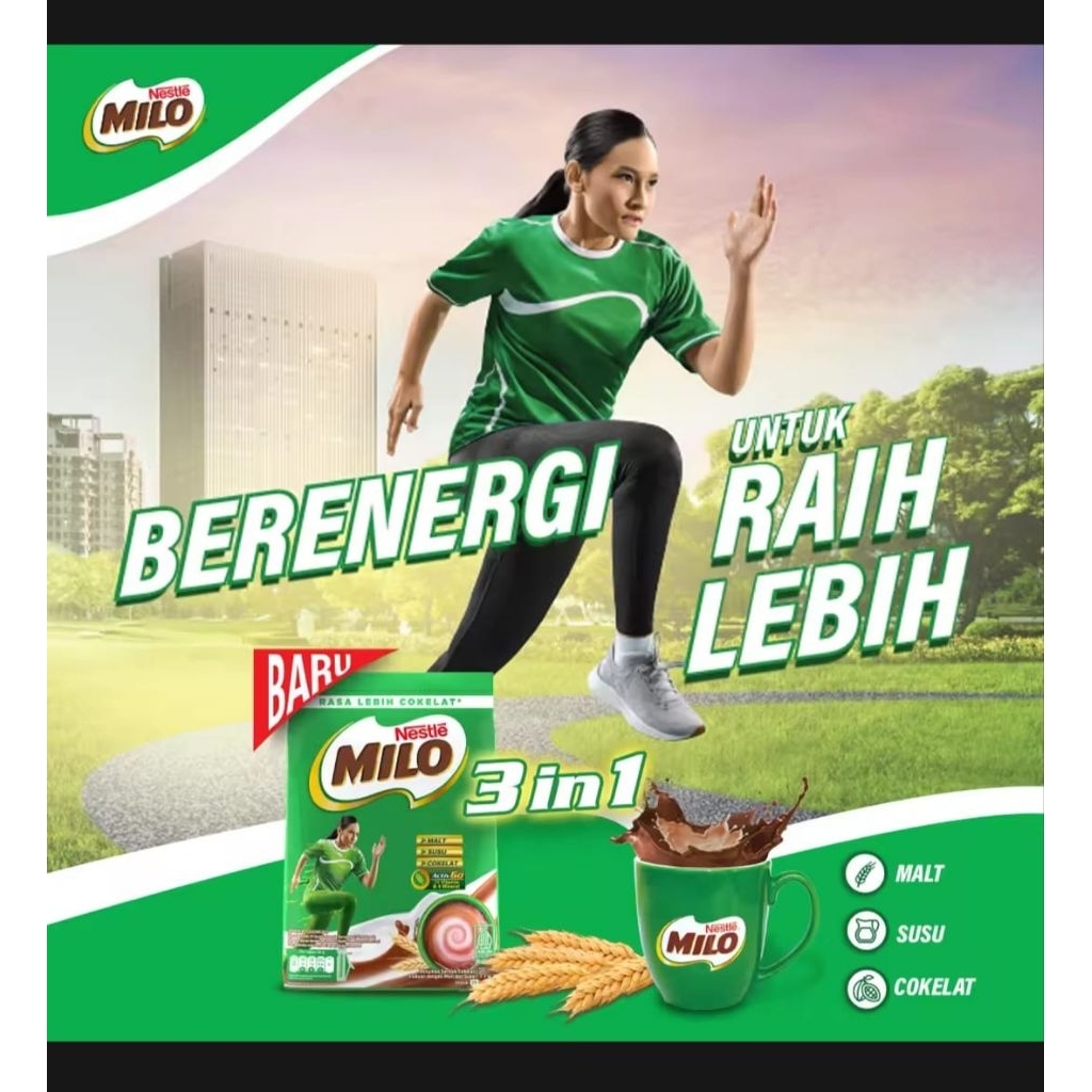 

MILO Susu 3 in 1 Pouch 990g