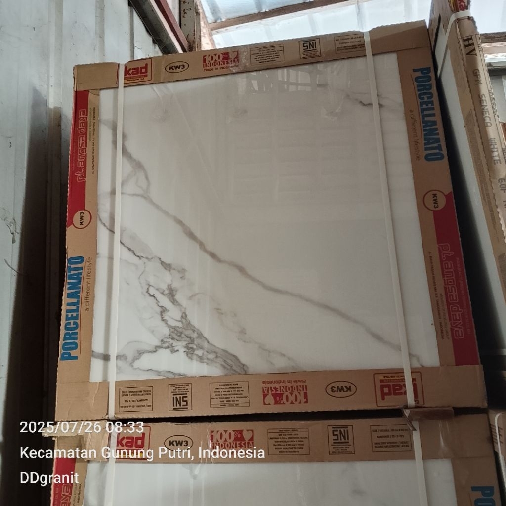 granit lantai 80x80 seneca white~ikad