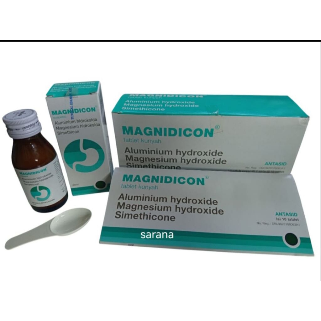 

Magnidicon SIRUP (botol) 60ml Antasid & Antiflatulen exp 06-2027.
