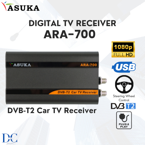 Digital TV Receiver Mobil - ARA 700 - TV Tuner Digital Mobil - Digital TV Receiver ASUKA - 100% Orig