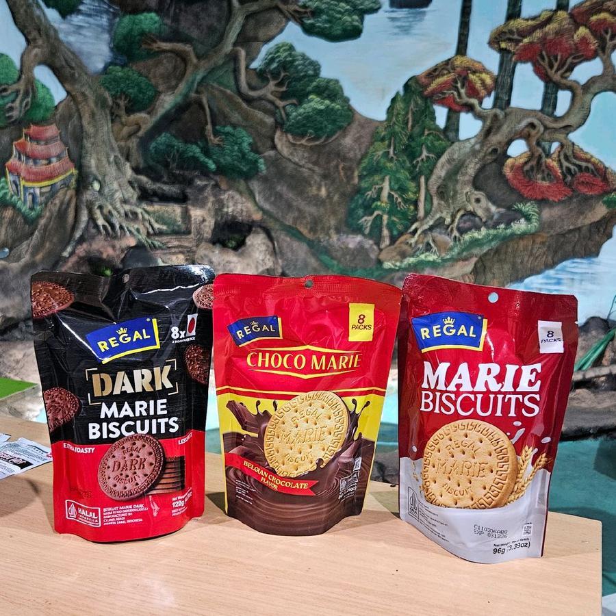 

POUCH ISI 8PACK - BISKUIT REGAL RASA DARK - CHOCO MARIE - MARIE BISKUIT / KUE REGAL POUCH