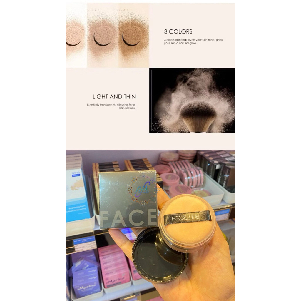 Focallure Loose powder | bedak tabur