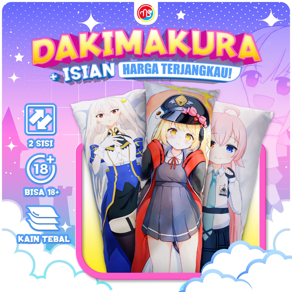 Dakimakura + Isi, 2 Sisi