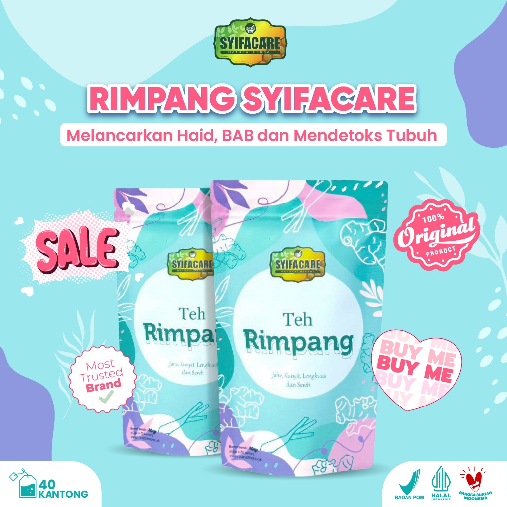 

Paket 2 Bungkus Teh Rimpang Syifacare Original | Teh Rimpang Minuman Pelangsing Diet Herbal BPOM