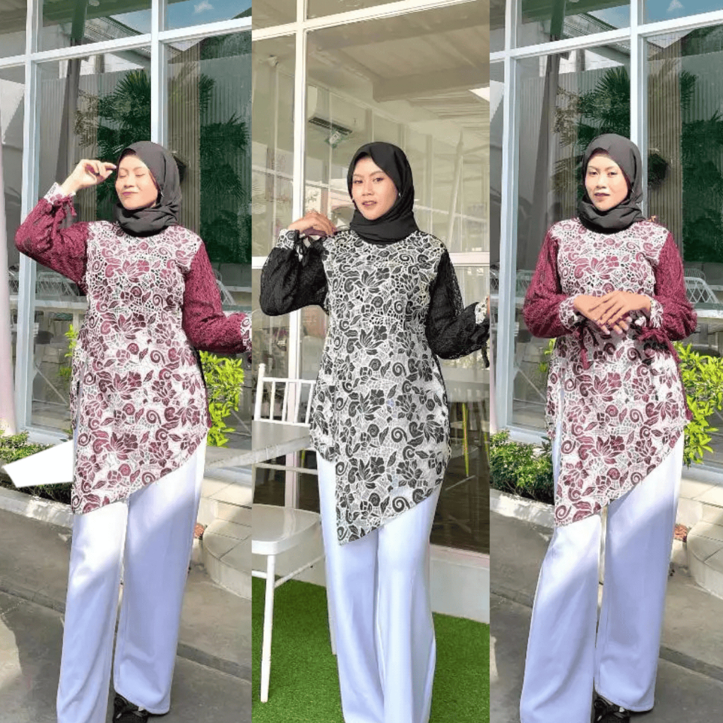 Maia Outer Kebaya / Kebaya Modern / Outfit Wisuda Kondangan Bridesmaids Tunangan Lamaran Couple Pasa