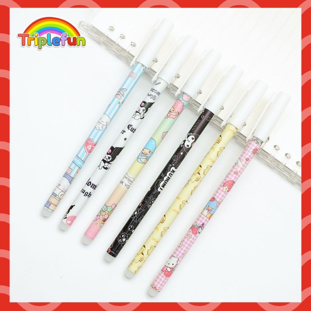

Pena Gel Hapus Sanrio pulpen bisa dihapus Pen Pulpen Tinta Alat Tulis Anak Sekolah Lucu Cinnamoroll