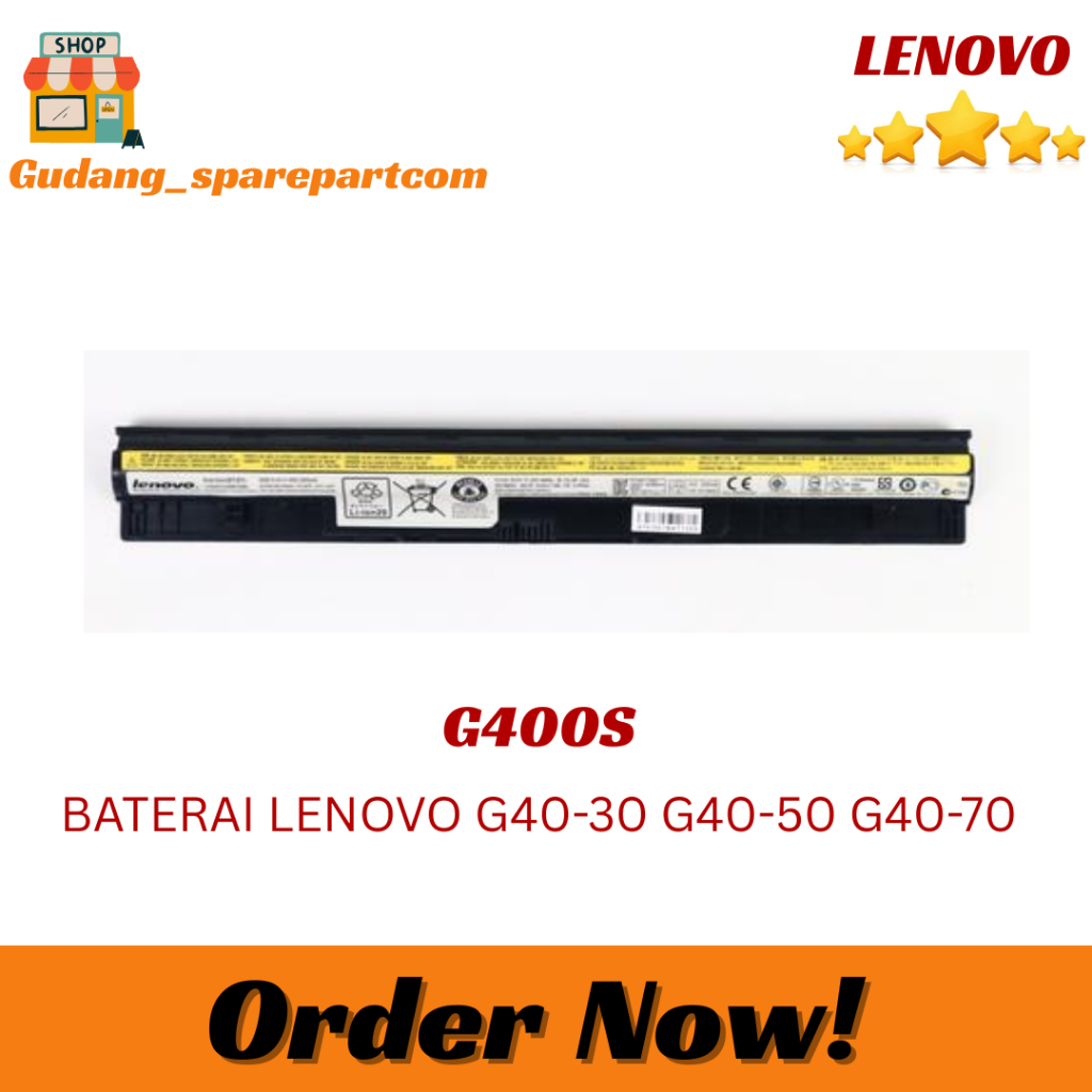 Baterai Laptop Lenovo G40 Z40 G400S G40-30 G500S G40-80 G40-30