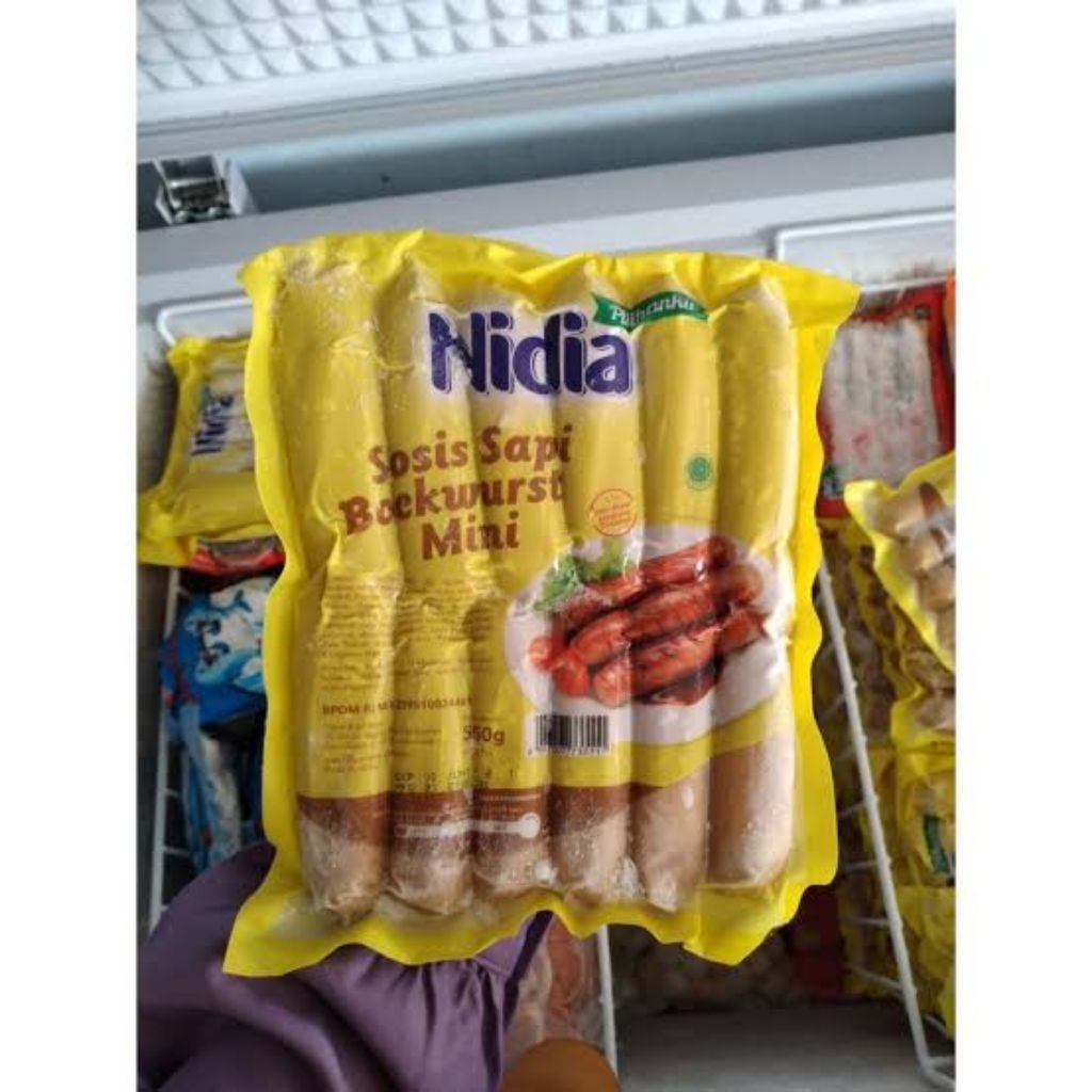 

Nidia Sosis Bockwurst 500 gram Isi 12