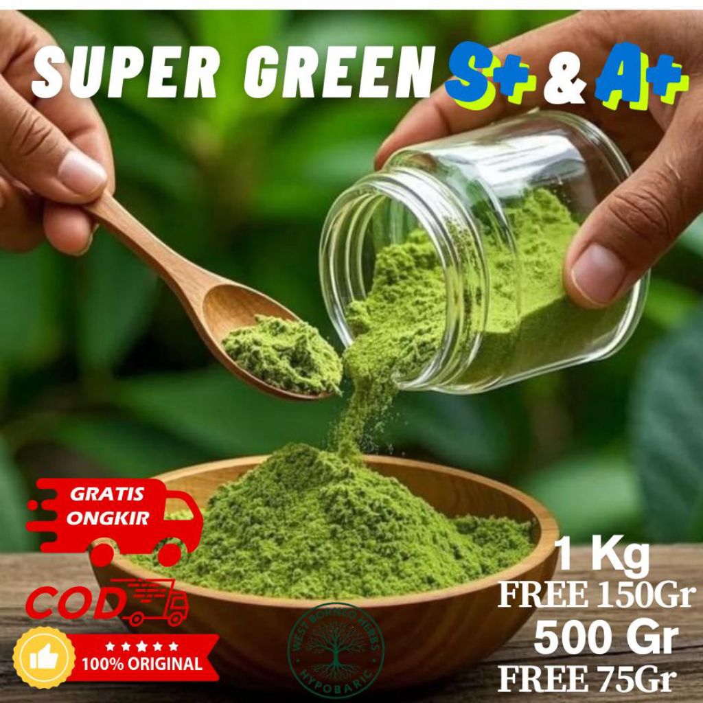 

Tanpa Campuran Murni Bubuk Keratonmmm Hijau Halus Kalimantan