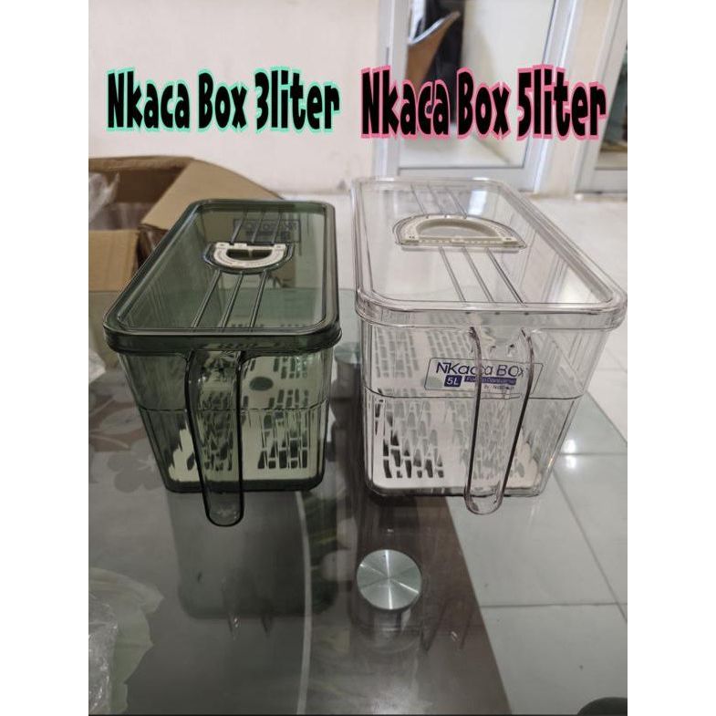 Kotak Food Container Kulkas / Kotak Food Organizer / Kotak Penyimpanan Sayur Ikan Daging / Kotak Pen