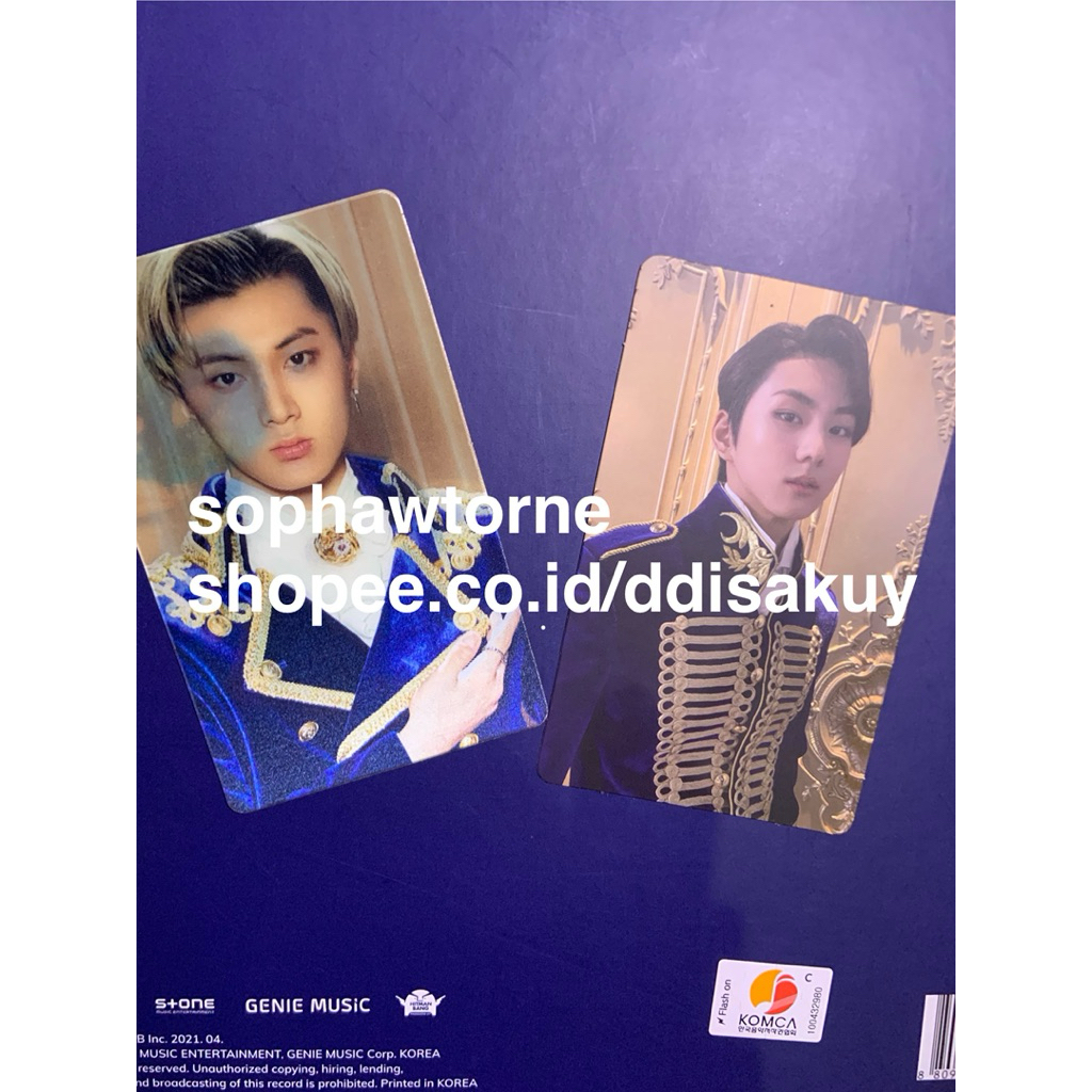 Official photocard Jay (lenti) Jungwon (TAKE ALL)  Enhypen Border: Carnival