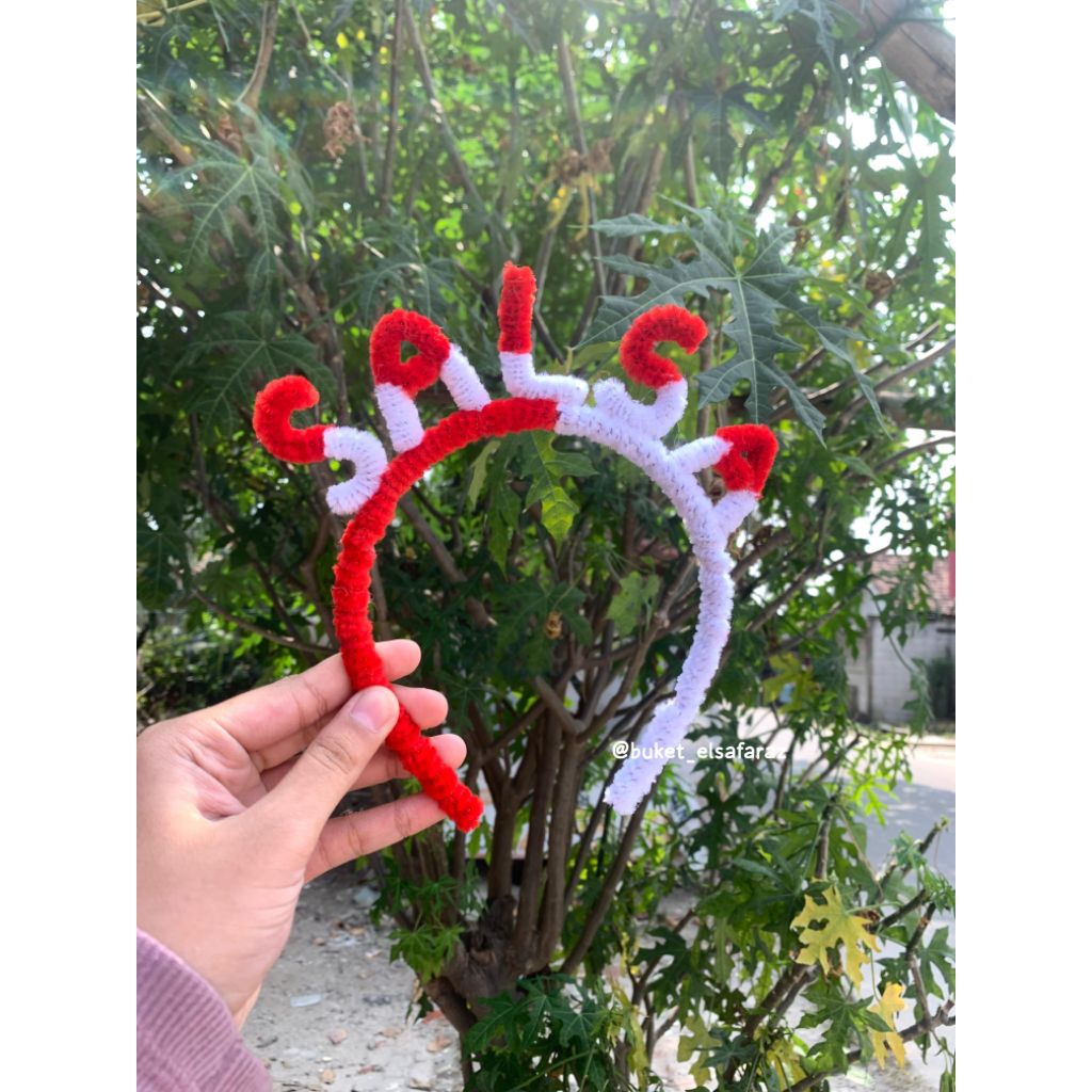 BANDO MERAH PUTIH NAMA BISA REQUEST NAMA