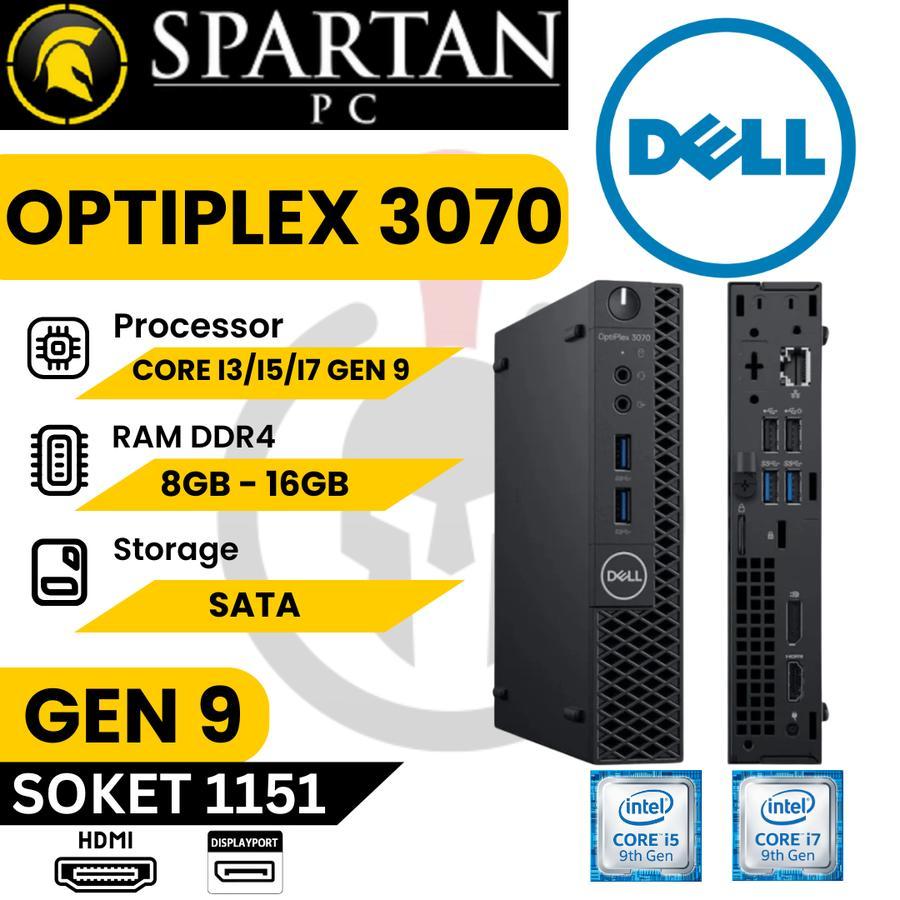PC Dell OptiPlex 3070 / 5070 Mini PC Tiny Intel Core i5 / i7 Gen 9 CPU Second
