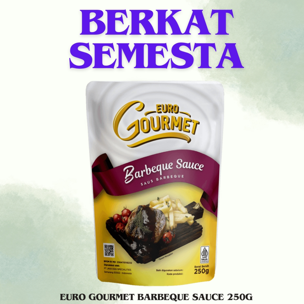 

EURO GOURMET BBQ SAUCE 250GR / Gourmet