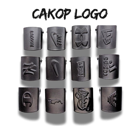 CAKOP BUAYA CLIP BESI TOPI LOGO PREMIUM IMPOR