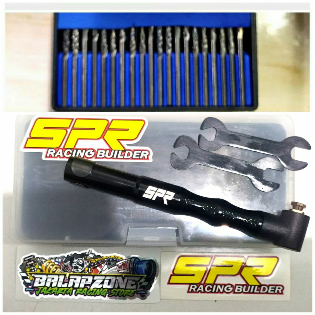 Tuner Porting Tuner Bengkok 90 SPR dan mata tuner 3mm isi 20