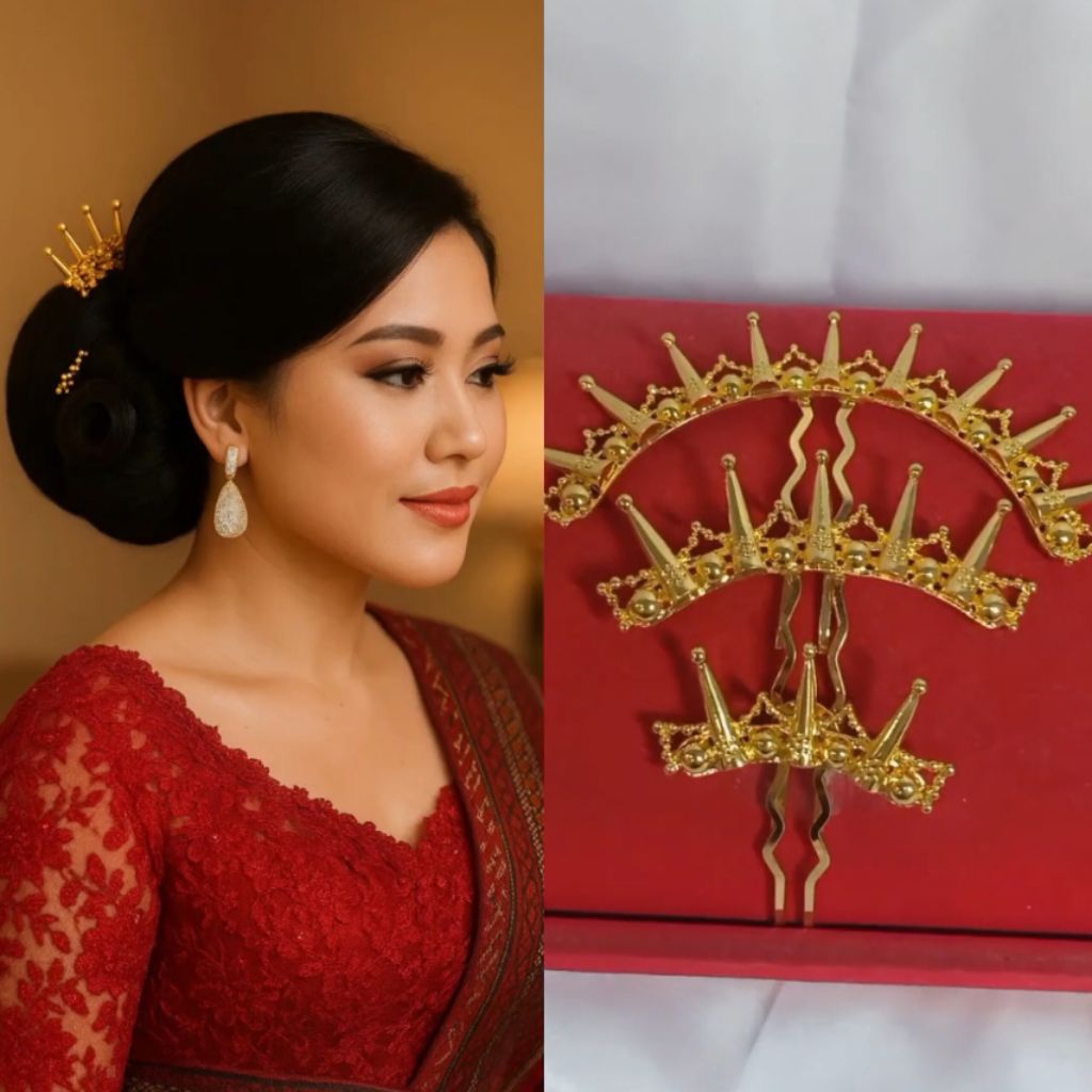 Xuping88 Tusuk Sanggul Gondang Wanita Imitasi. Tusuk Konde lapis emas 24kgold. Aneka tusuk sanggul k