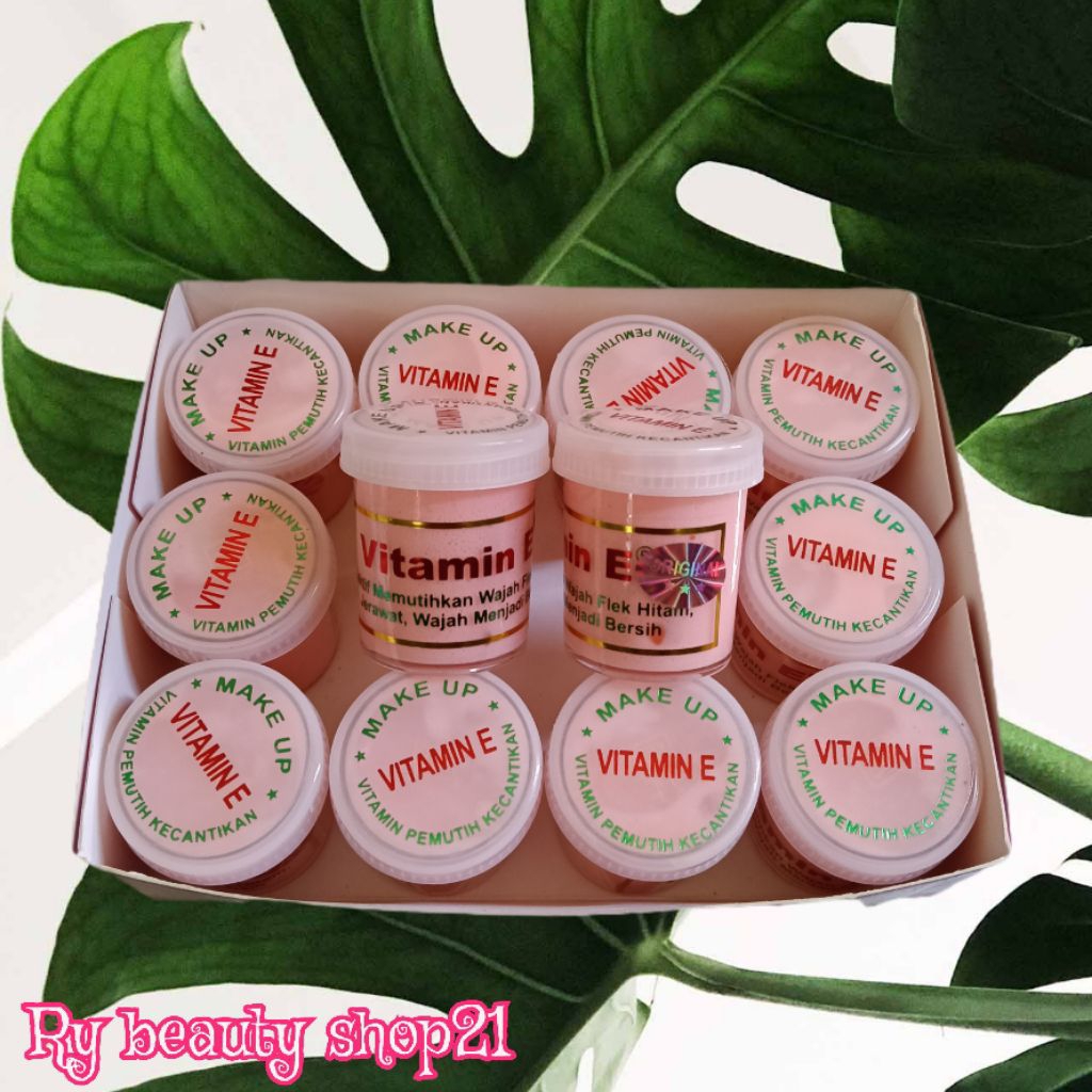 Cream Pemutih Wajah Vitamin E Berhologram Original