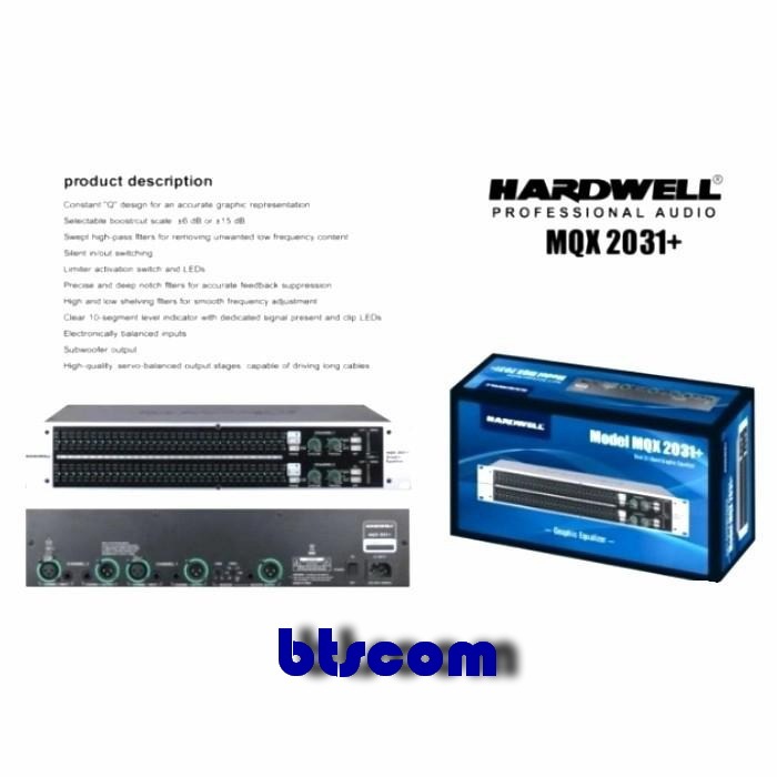 Equalizer hardwell EQX231+ Eqx 231+